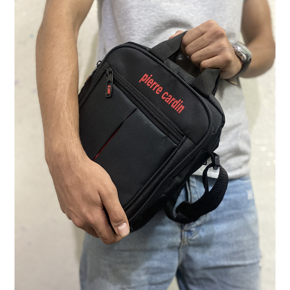 کیف دوشی برزنتی کیف دستی کیف مردانه کیف پارچه ای مدل B33