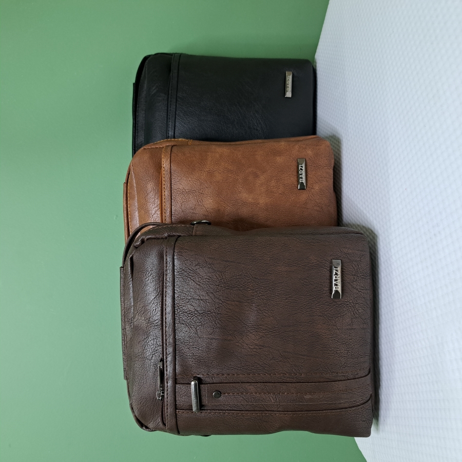 کیف دوشی و دستی کیف همراه و روزمره چرم مصنوعی برزی مدل 445